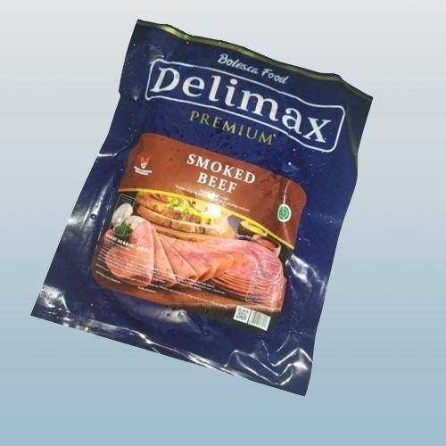 

BeliSkrg,KirimHariini- DELIMAX SMOKED BEEF 200 GRAM ISI 10 PCS