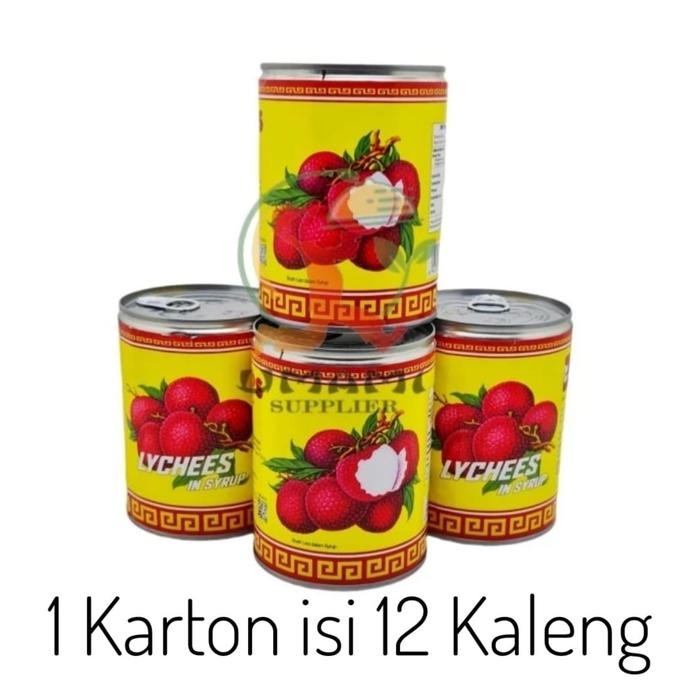

PastikanDikirimLgsg- Lychee in Syrup / Buah Leci Kaleng 567gr merk IKPS (1Karton isi 24can)