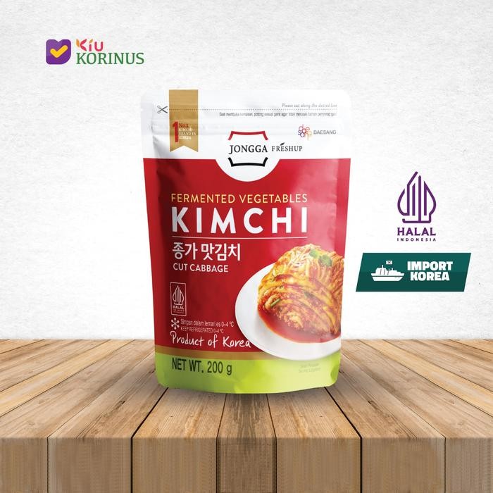 

PastikanDikirimLgsg- K - Jongga JIB Kimchi 200g / Mat Kimchi / Kimchi Pedas Halal MUI