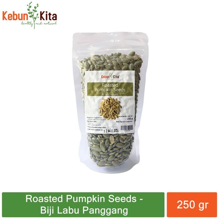 

PastikanDikirimLgsg- Roasted Pumpkin Seeds 250 gr (Biji Labu Panggang)