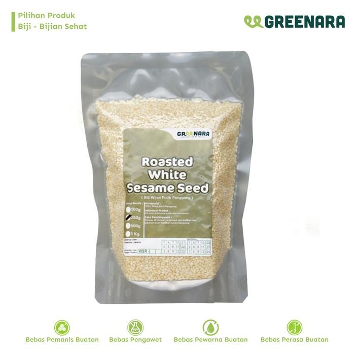 

PastikanDikirimLgsg- Wijen Putih Panggang 250gr / Roasted White Sesame Seed