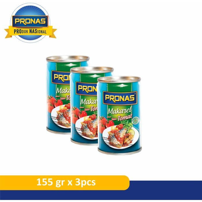 

PastikanDikirimLgsg- Pronas Mackerel dalam Saus Tomat 155 g Bundling 3 pcs