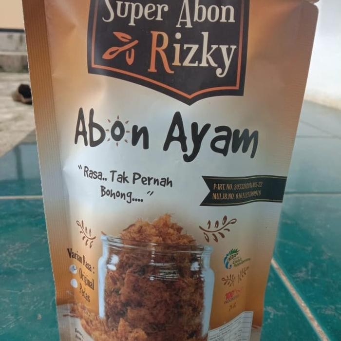 

PastikanDikirimLgsg- Super Abon Rizky - Abon Ayam 100gr
