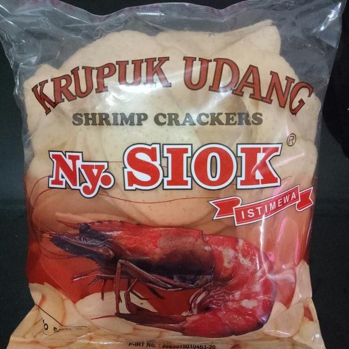 

PastikanDikirimLgsg- Kerupuk Udang Oval Ny Siok