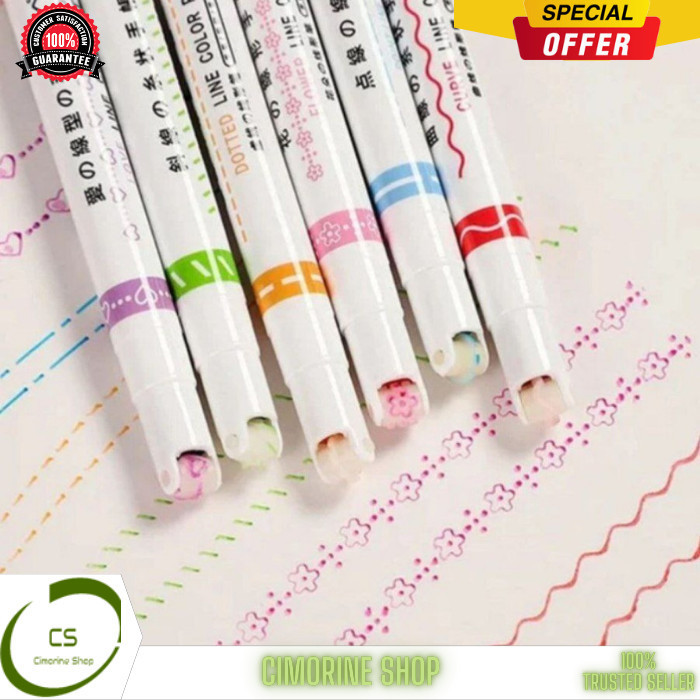 

Dual Tips pen isi 6 CS