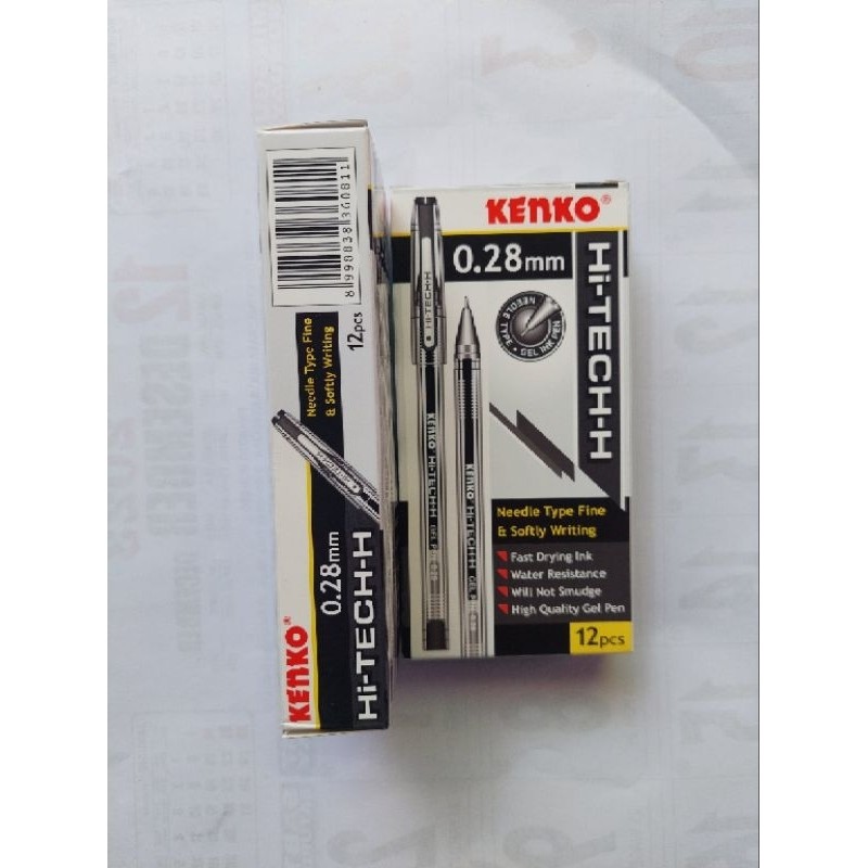 

bolpen Kenko HI-TECH-H 0.28MM isi 12 pcs