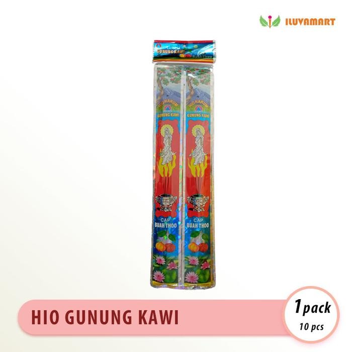 GUNUNG KAWI / PACK @10 bks Dupa Cap Buah Thoo Joss Stick Hitam [GROSIR