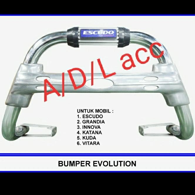 Tanduk Pengaman Bemper Depan Mobil Evo Stenlis Suzuki Escudo