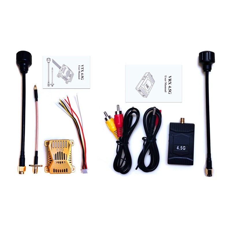 A69F-4.5G 2.5W FPV VTX VRX Kit 16CH FPV Aerial Transmitter And Receiver For FPV RC Racing Drone Long