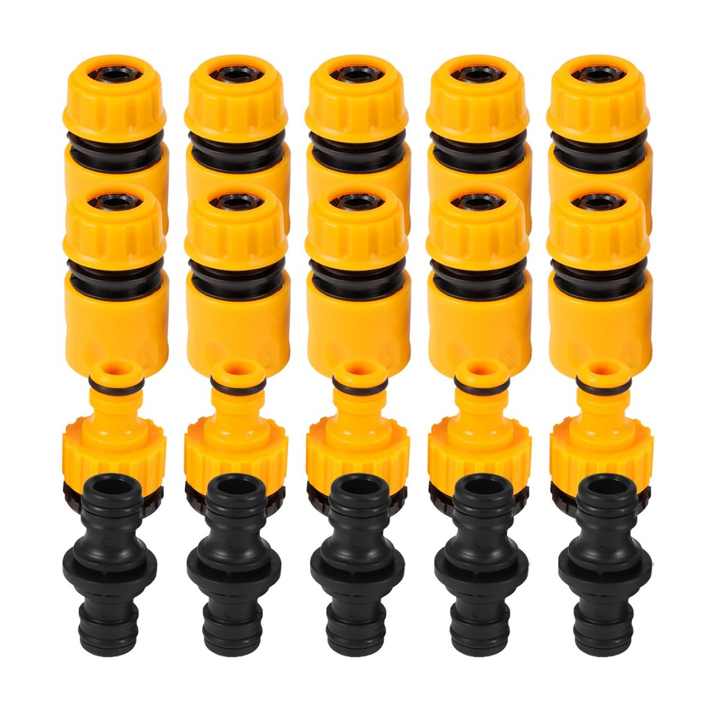 Beauty 20 Pcs Garden Hose Connector Set, Connector Hose End Connector Double Hose Connectors Extende