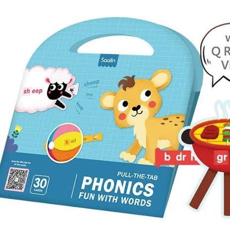 Saalin pull the tab Phonics fun with words