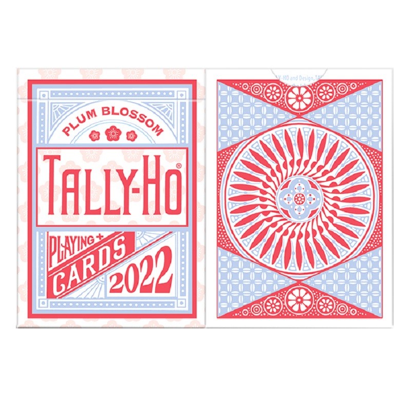 Tally-Ho Bamboo Playing Cards Orchid Deck Card Games Magic Tricks Props for Magician