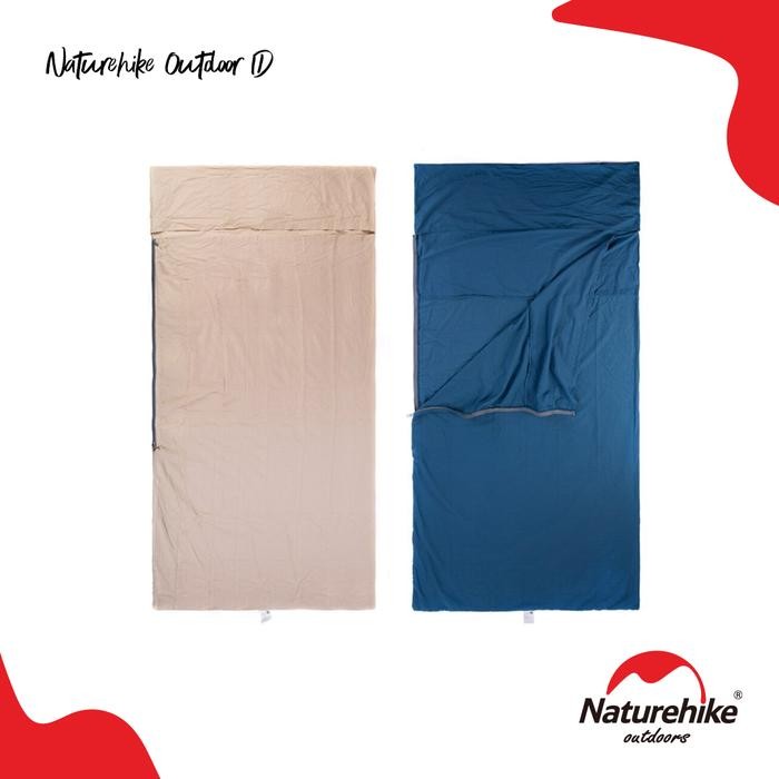 sleeping bag liner cotton naturehike nh15s012 [mutu terbaik]