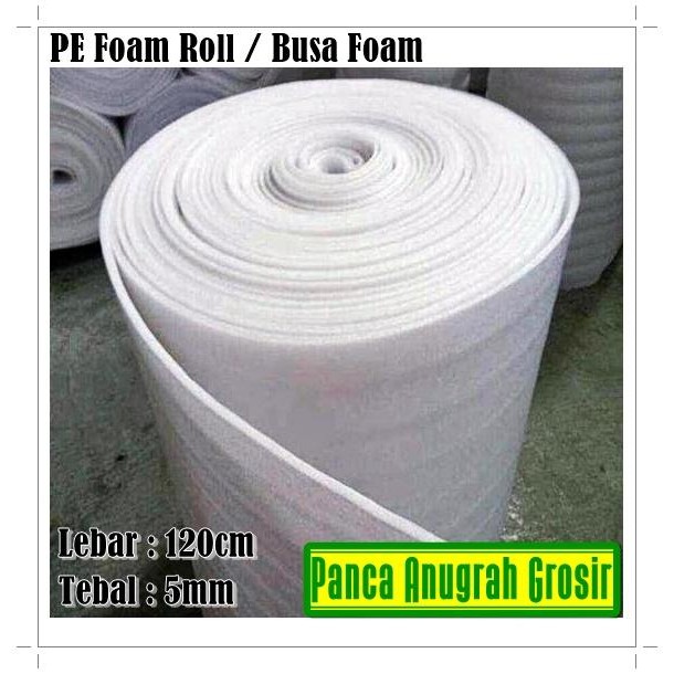 PE Foam Roll / Underlayer Foam / Busa Foam Lebar 120cm Tebal 5mm