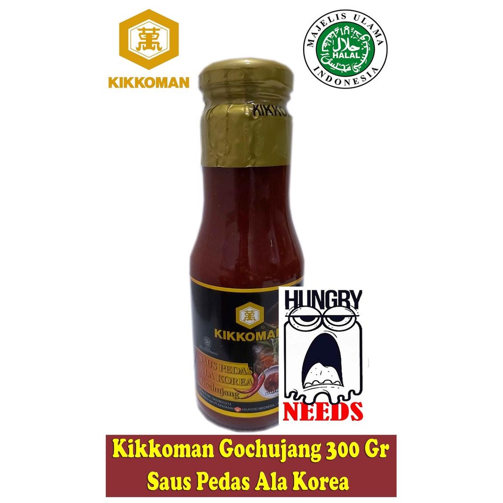 

New KIKKOMAN GOCHUJANG BOTOL 300 GR / SAUS PEDAS ALA KOREA