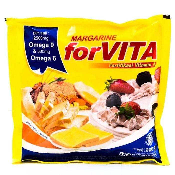 

sj - FORVITA MARGARINE MENTEGA 200GR