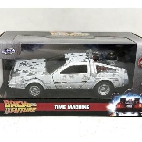 HOT SALE Jada 1/32 Back To The Future III - Time Machine Delorean Frost version