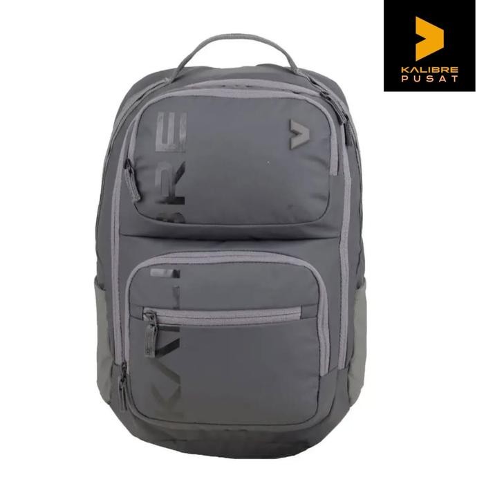 KALIBRE BACKPACK DOMAIN 02 GREY 21L ORIGINAL TAS RANSEL LAPTOP PUNGGUNG PRIA WANITA KALIBRE DOMAIN