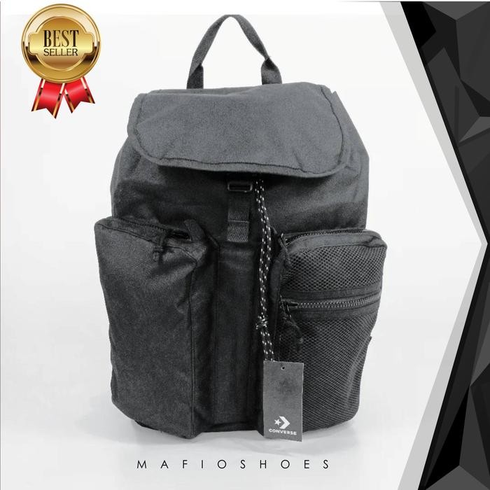 TAS CONVERSE BACKPACK RUCKSACK BLACK/TAS CONVERSE/TAS RANSEL/TAS PRIA