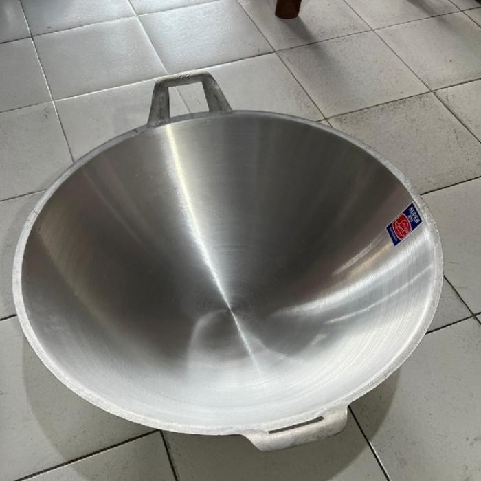 Kuali Wajan Penggorengan SUPER 26" Besar Alumunium Tebal Cekung.