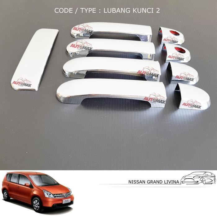 MURAH Cover Handle Chrome Nissan Livina / Grand Livina