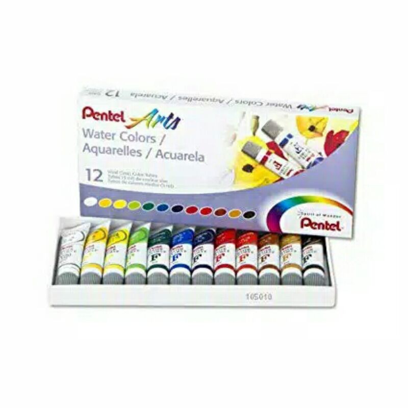 

Cat Air Water Colours Pentel Arts 12 Warna Pasta Color