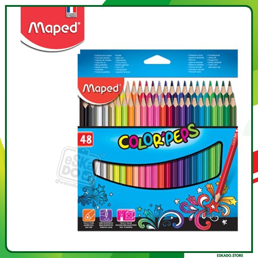 

Maped Pensil Warna Color Peps isi 48 - board
