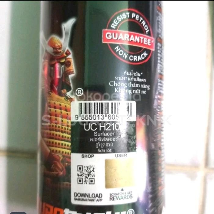 Ready Epoxy Uch210 Surfacer Samurai Paint Cat Semprot Pylox Aerosol Uch210