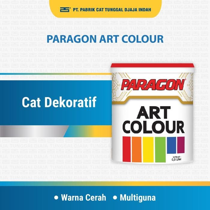 

TERLARIS! CAT DEKORRATIF PARAGON ART COLOUR 0,9 LTR - WARNA GOLD & LIGHT GOLD