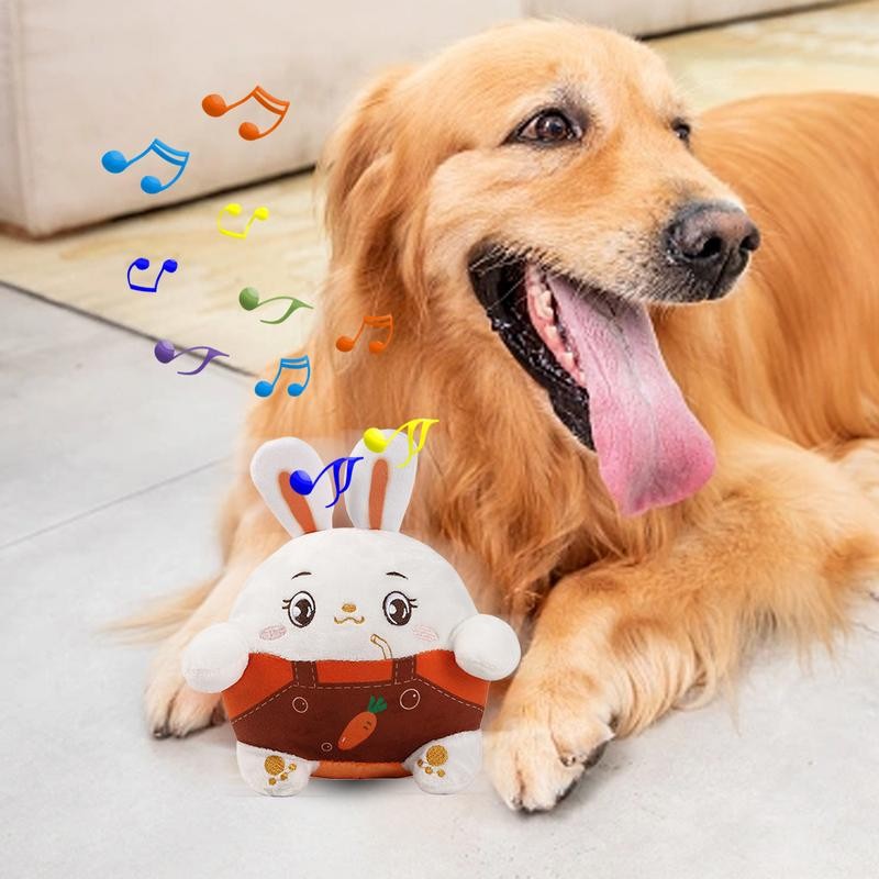 Dog Training Toys Interactive Dog USB Charging Jumping Toys Bounce Squeak Interactive Puzzle Dog Toy