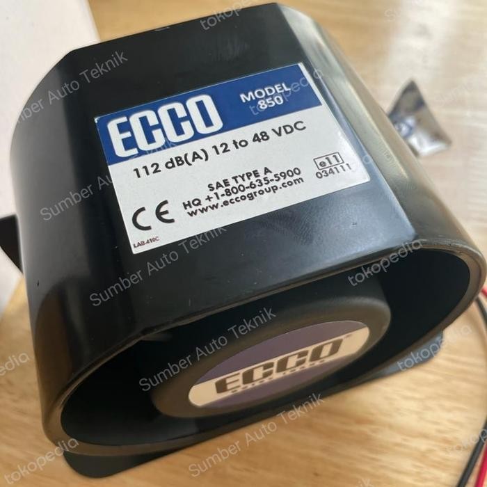 BACK UP ALARM ECCO 850 ALARM MUNDUR 112 DB