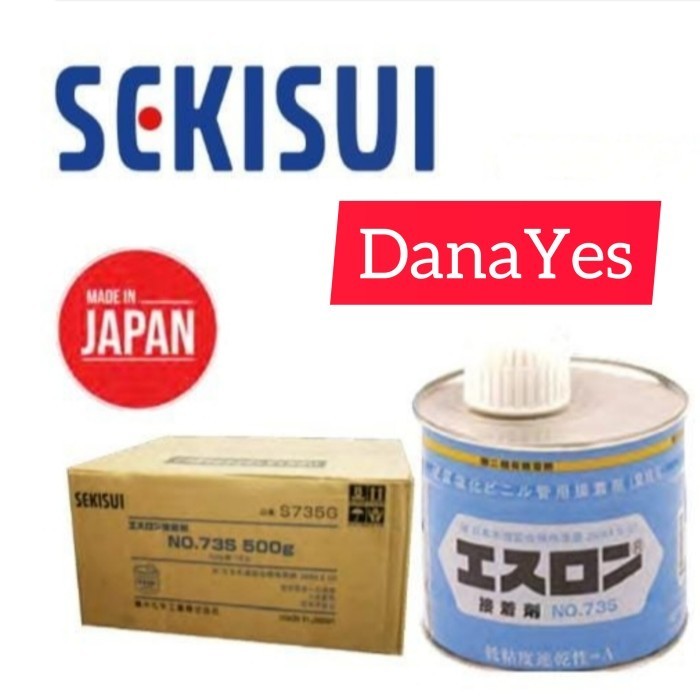 Ready Lem Pipa Pvc Submersible Made In Japan No. 73S Sekisui Rucika 500Ml
