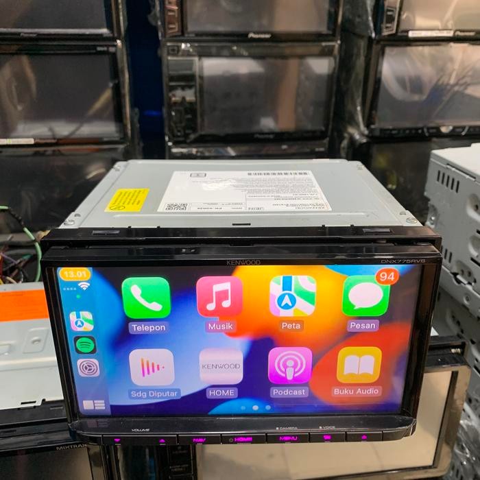 Head unit KENWOOD DNX775RVS Hires Apple carplay Android auto