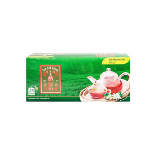 

TEH CAP BOTOL HIJAU MELATI CELUP 25X2GR