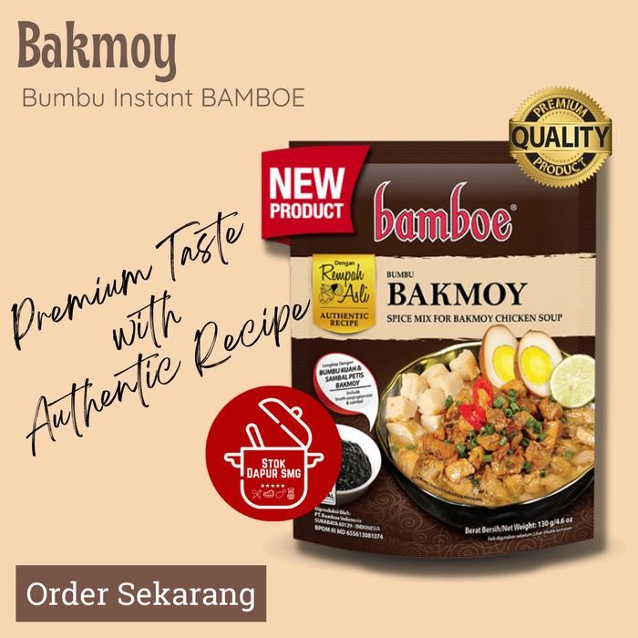 

><><><] Bumbu BAMBOE Premium Taste Bumbu Masak Instan BAKMOY 130gr