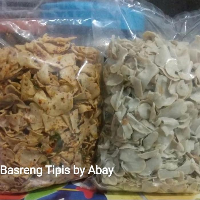 

Keripik Basreng Pipih Tipis Koin Renyah / Baso Goreng Daun Jeruk Pedas Dan Original 1 Kg Daun Jeruk