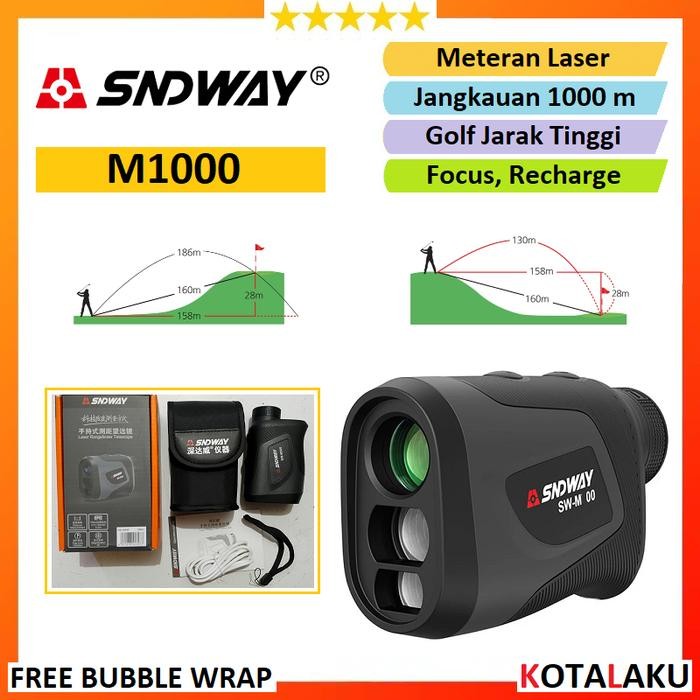 Inc Ppn- Meteran Laser Digital Rangefinder Distance Meter Sndway Sw M1000 1000M Grab/Gosend