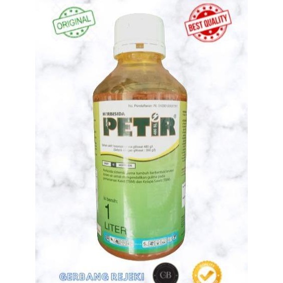 Evergreeeen Herbisida Petir 480Sl (Isopropil Amina Glifosat 480 G/L) 1 Liter