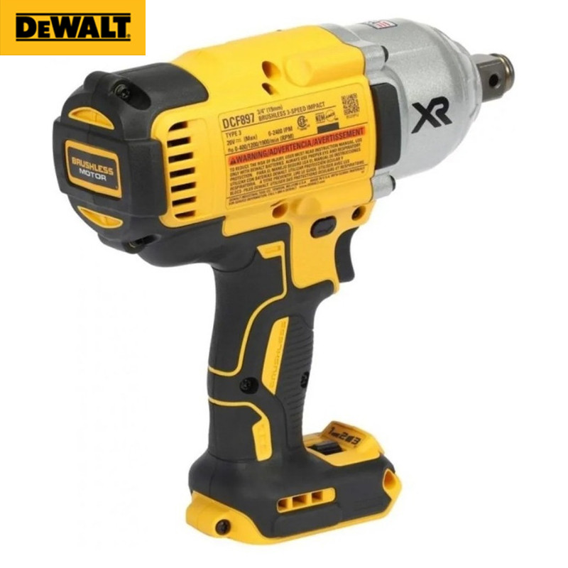 DEWALT DCF897 20V Brushless Impact Wrench 3/4" High Torque With Hog Ring Anvil Cordless Wrench Dewal