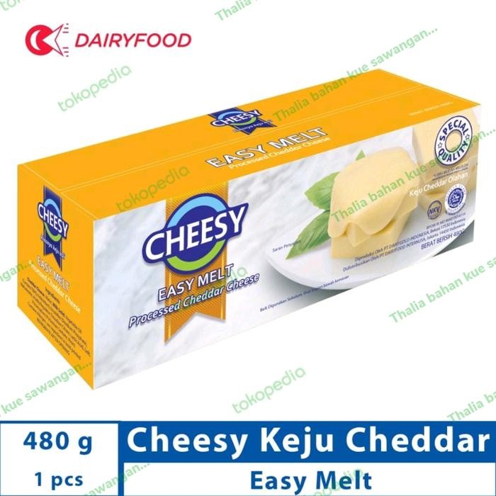 

BARANG TERLARIS CHEESY EASYMELT 480GR BLOK KEJU LUMER, MELTED ENAK U/COCOL & ISIAN