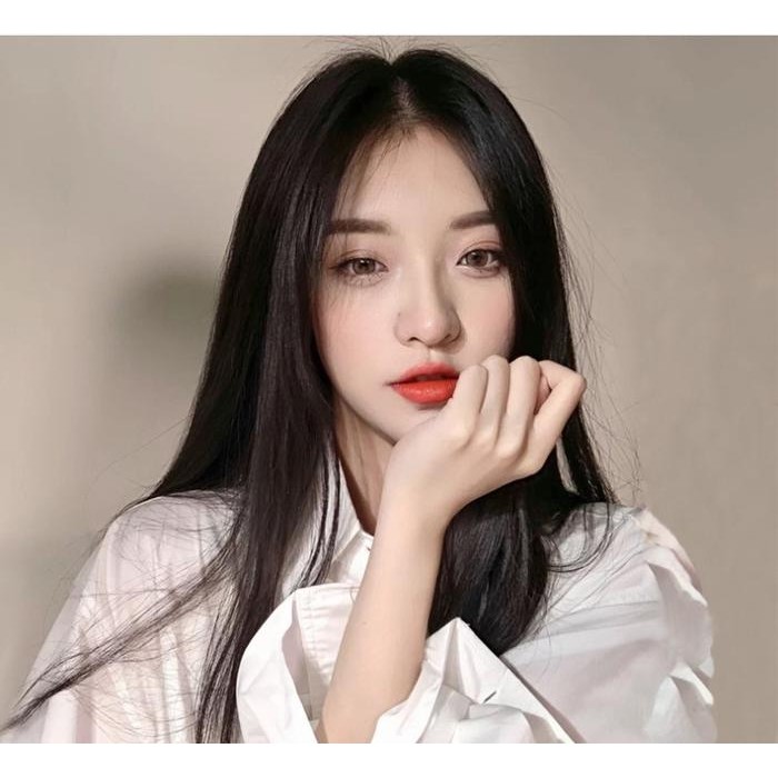 Wig Rambut Palsu Wanita Panjang Lurus Tanpa Poni Long Straight Hair