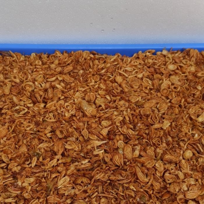 

terbaru !!! bawang goreng brebes 1 kg kriuk dan krispi - rasakan kelezatan khasnya - snack, food