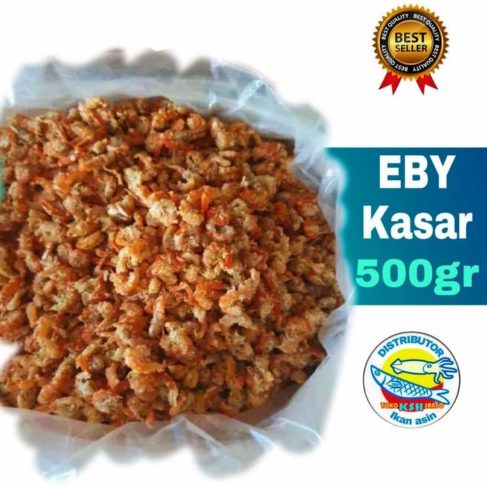 

terbaru !!! ikan asin eby kasar netto-500g ready