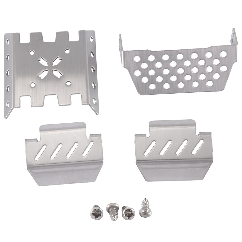 Metal Chassis Armor Axle Protector Plate for YiKong YK4082 YK4102 YK4103 Absima Sherpa RC Crawler Ca