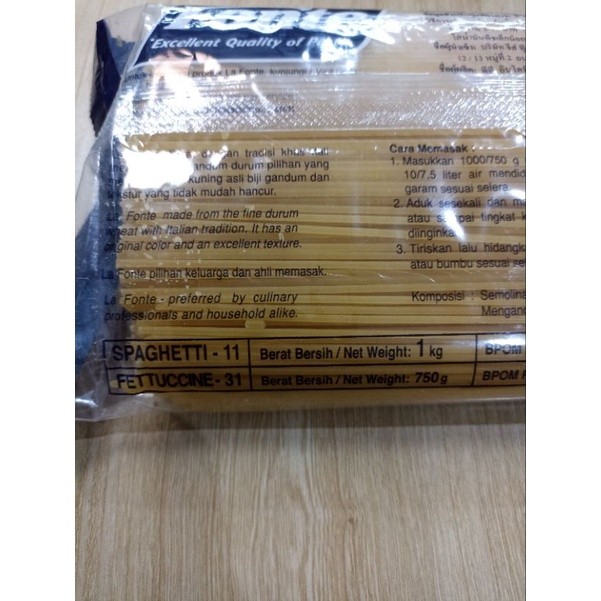 

LA FONTE SPAGHETTI LONG 1000gr