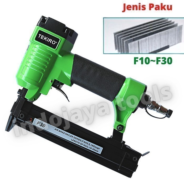 Ready Air Nailer Gun F30 / Mesin Paku Tembak Angin Tekiro