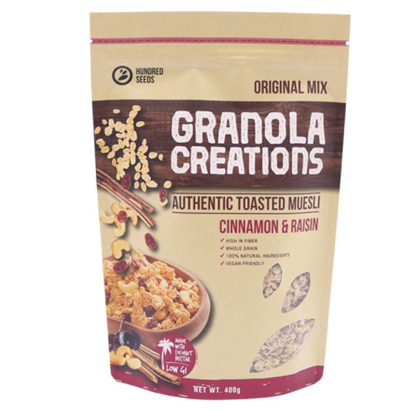 

GRANOLA CREATIONS CINNAMON&RAISIN 400G