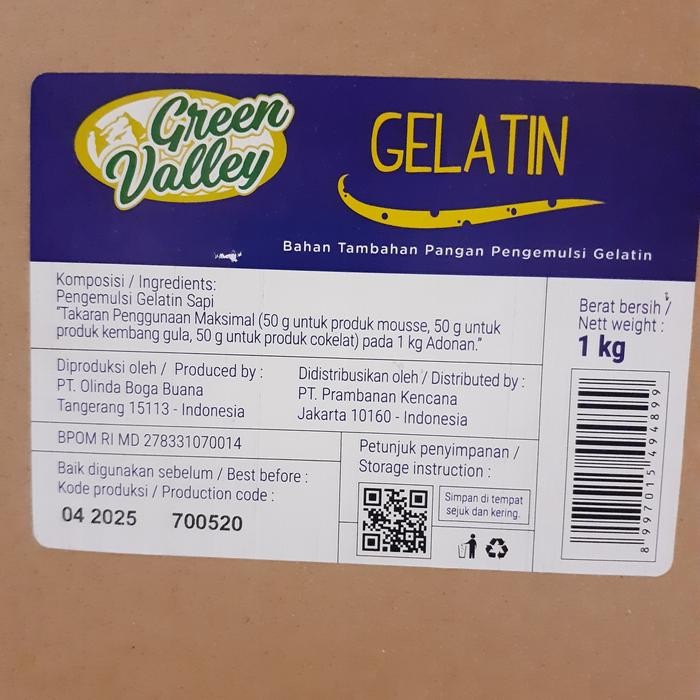 

Kualitas Terjamin Gelatin Halal Bubuk 1 Kg