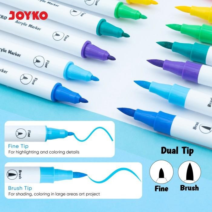 

Acrylic Marker Spidol Akrilik Joyko Acmk-68 #Gratisongkir