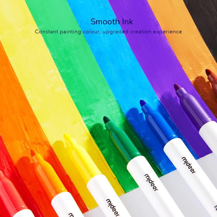 

Mideer Water Painting Whiteboard Marker 8 Colors Spidol Mewarnai Anak #Gratisongkir